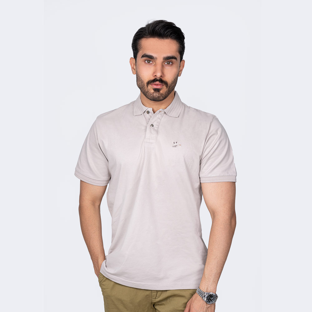 پولوشرت دکمه دار یقه راه راه