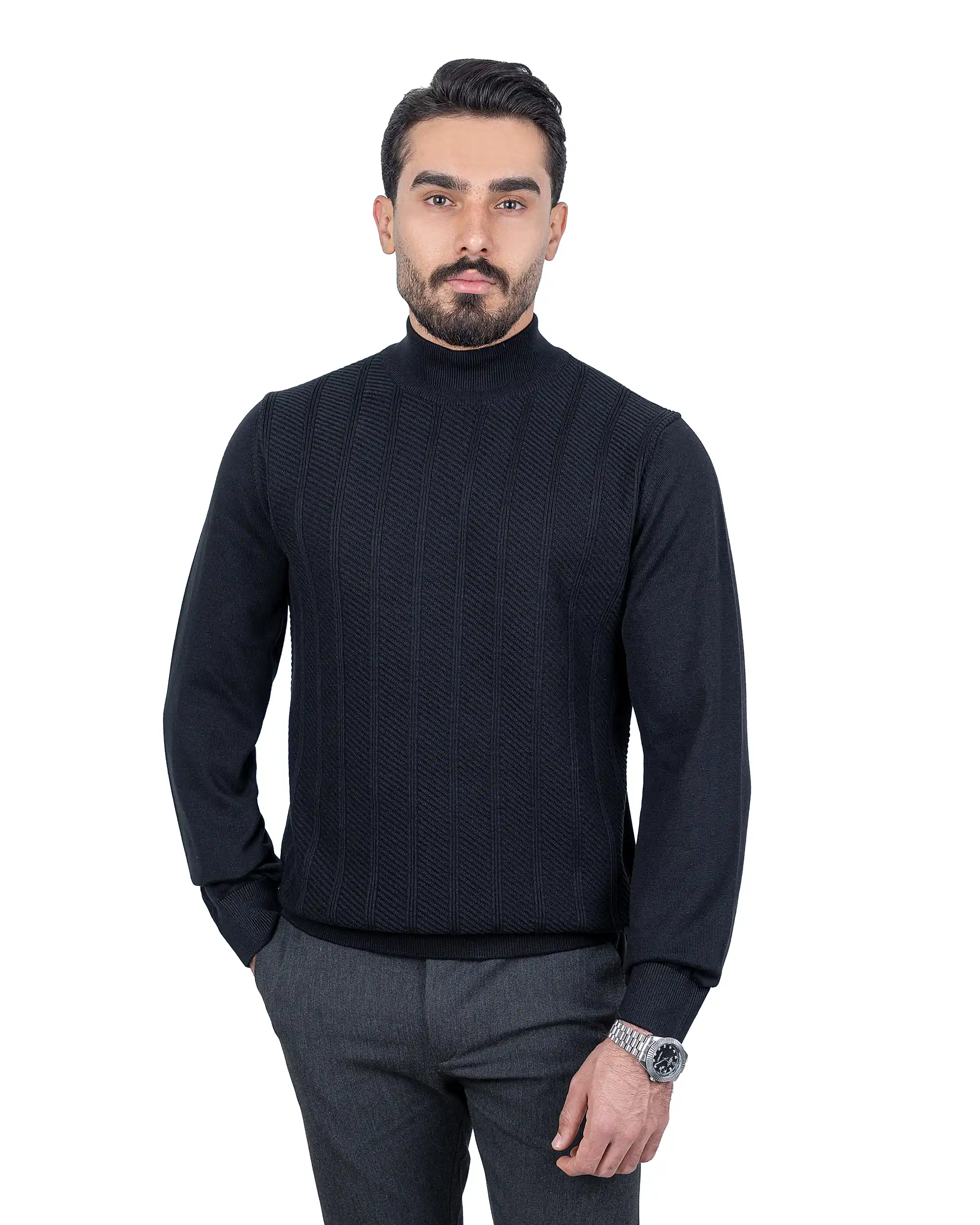 پلیور یقه اسکی طرح اوریب