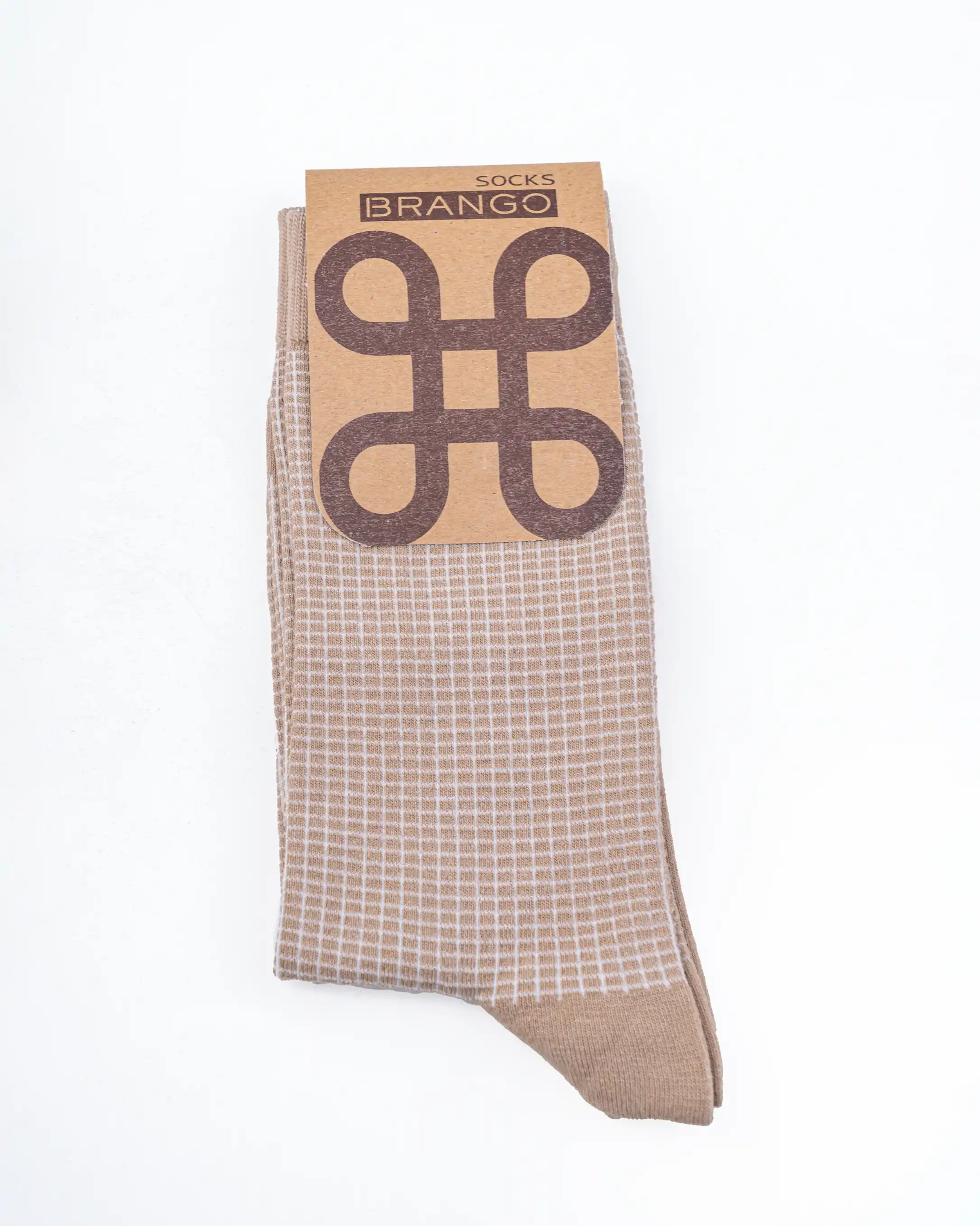 جوراب ساق دار چهارخانه ریز