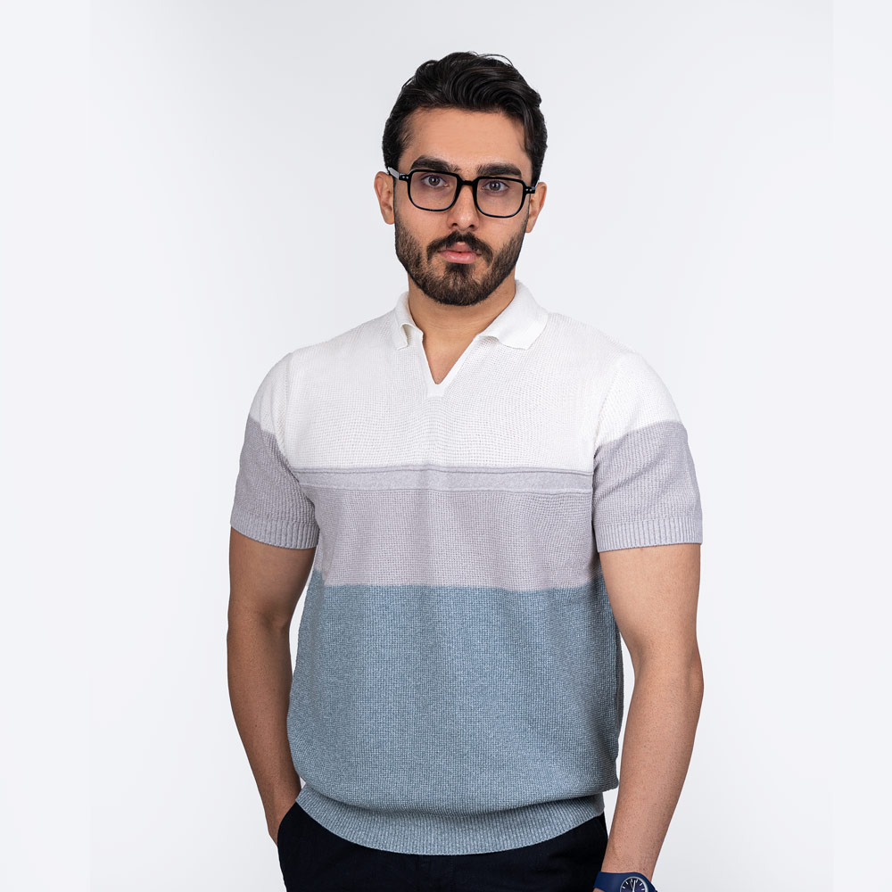 پولوشرت تری لاین بافت T.M