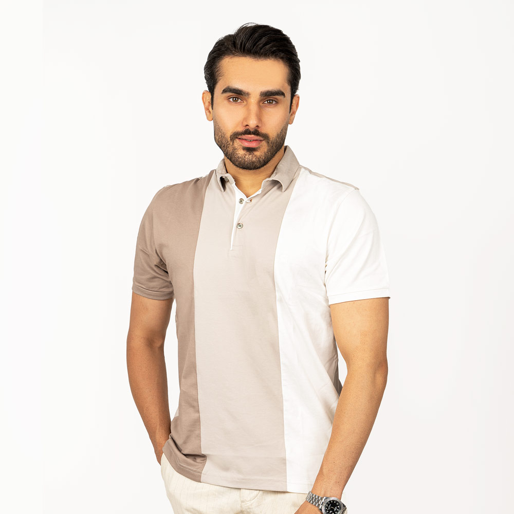 پولوشرت سه دکمه three tone