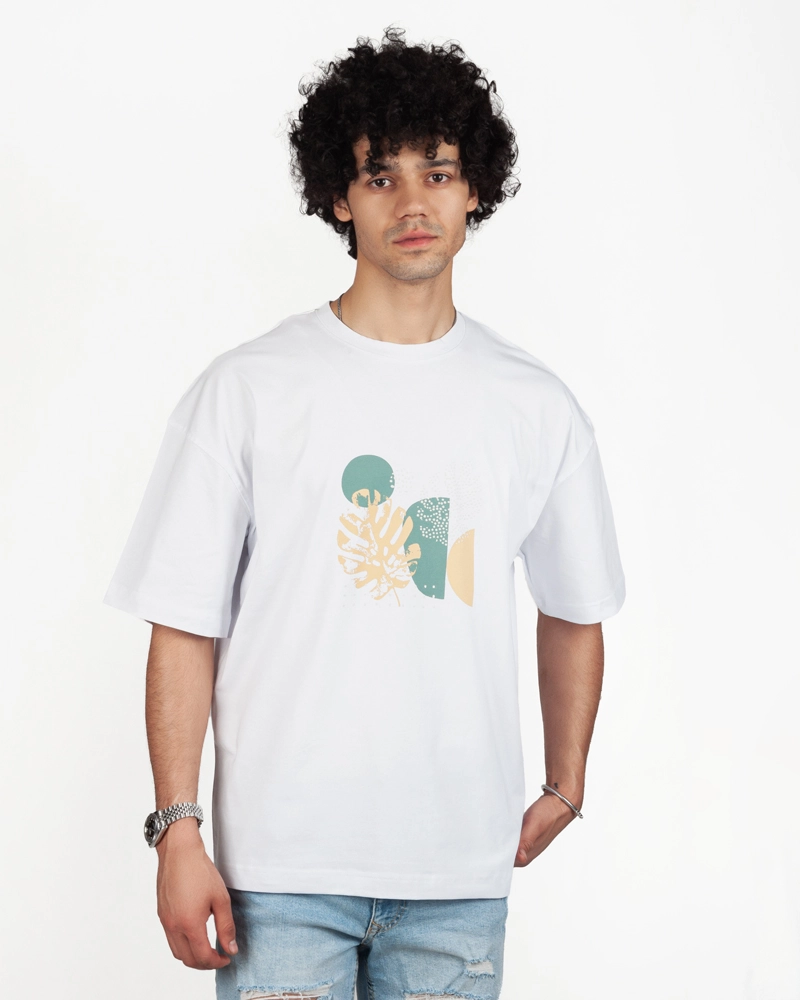 تیشرت اورسایز جلو چاپ دار