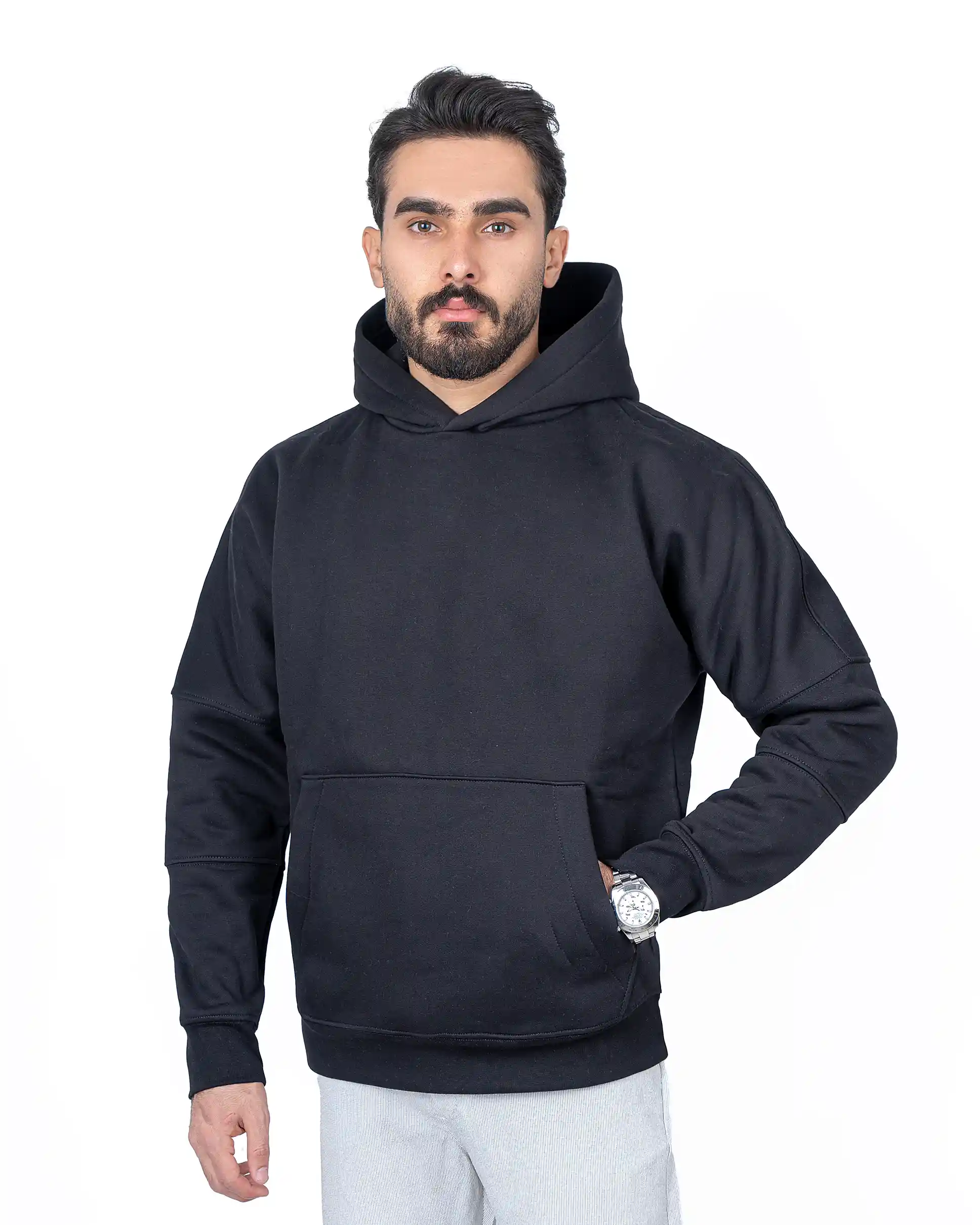 هودی جلو جیب کرکی over size