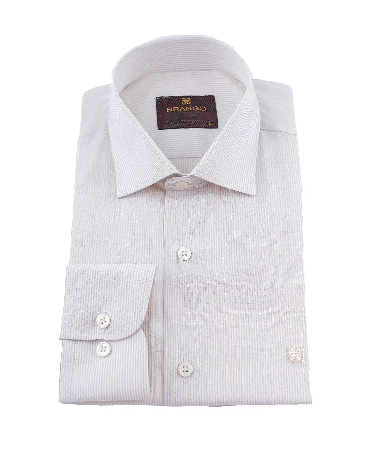 پیراهن آستین بلند PIN STRIPE پنبه