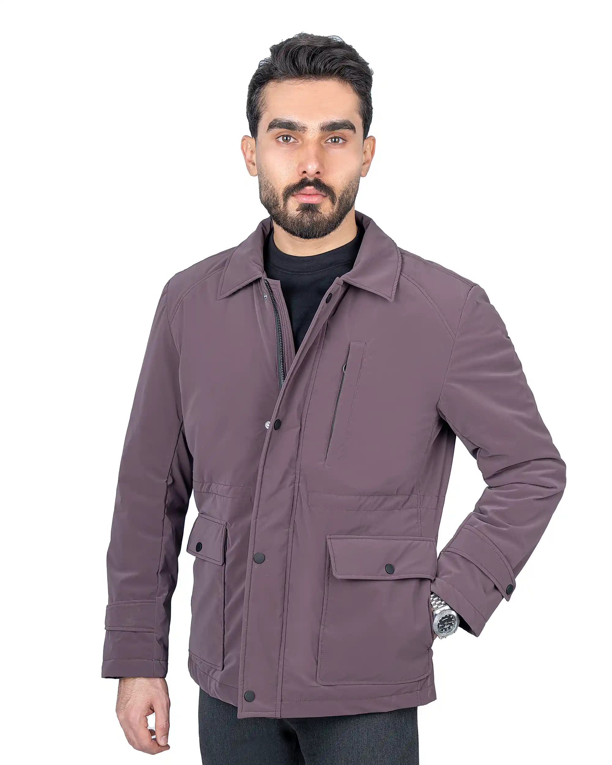 کاپشن دوجیب پاکتی