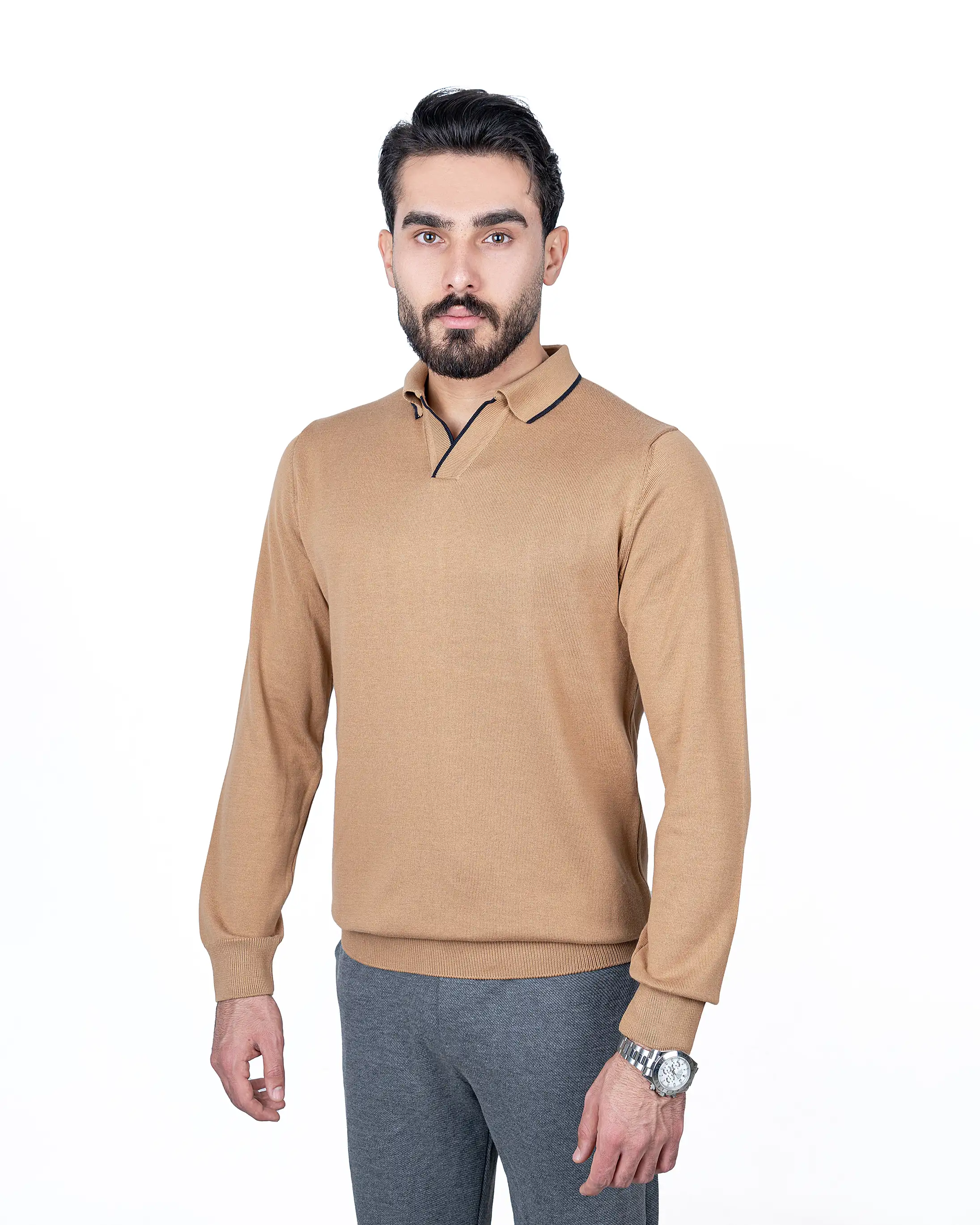 پلیور یقه هفت پولو