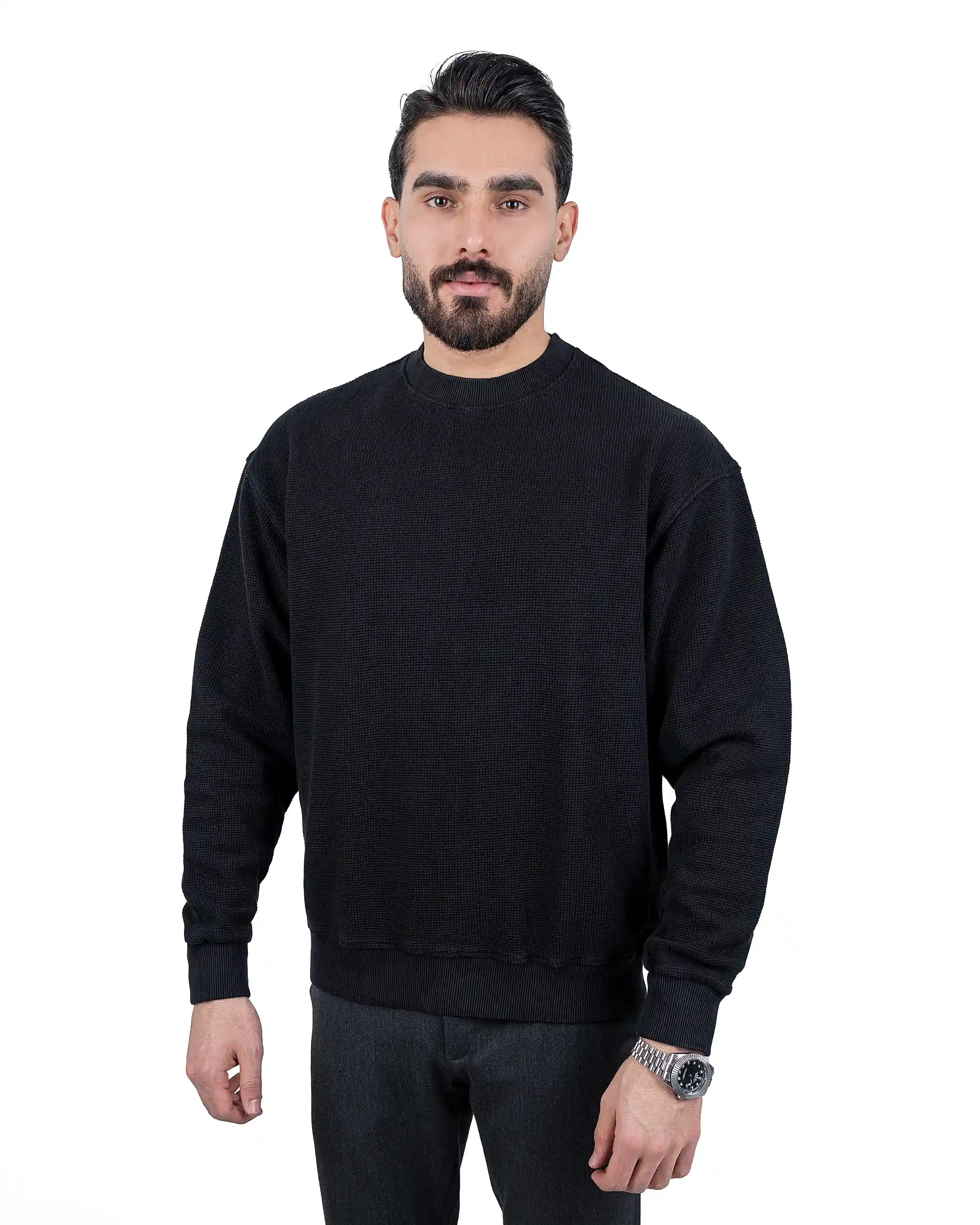 پلیور یقه گرد جودون بیسکوییتی