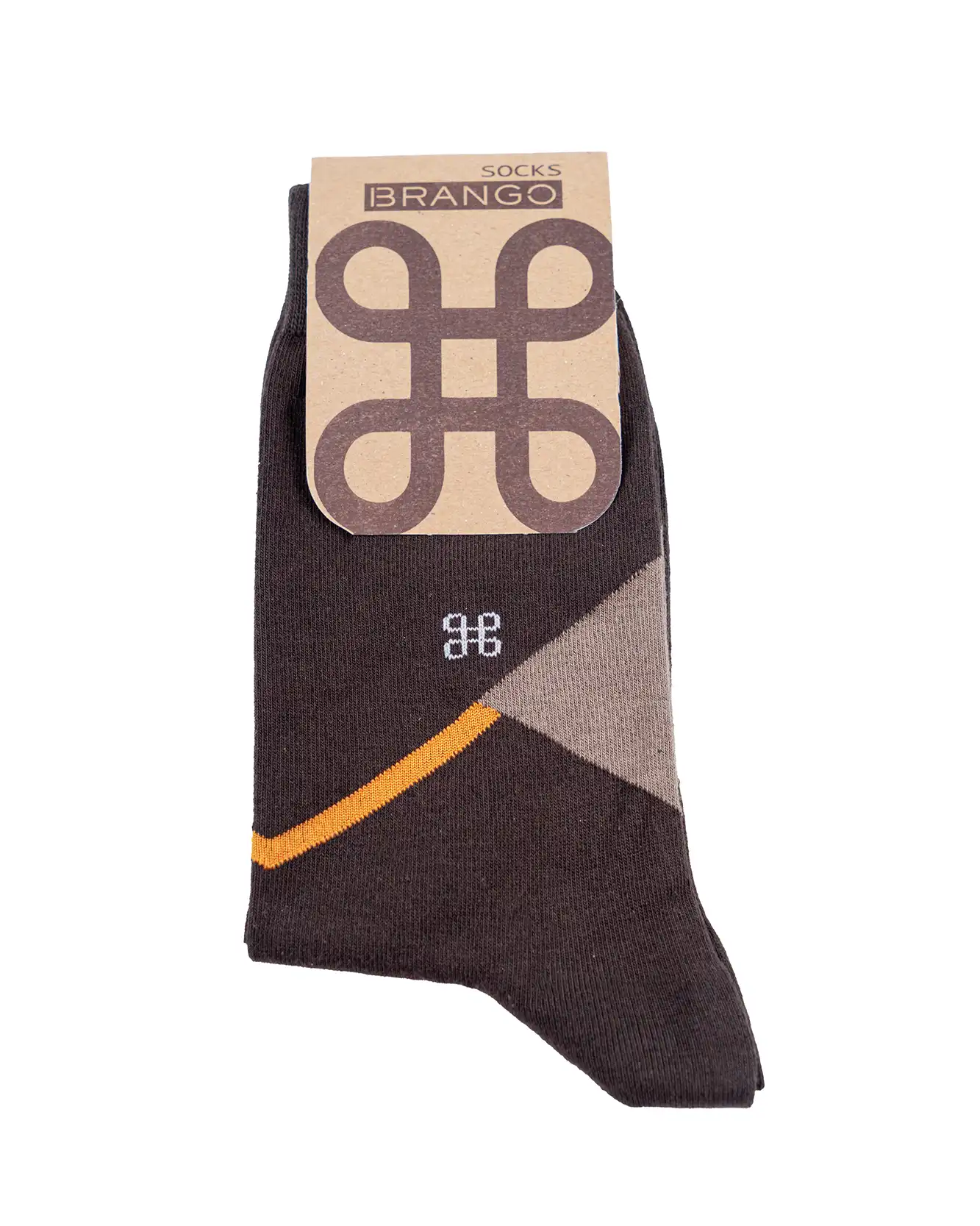 جوراب ساق دار طرح تک لوزی 