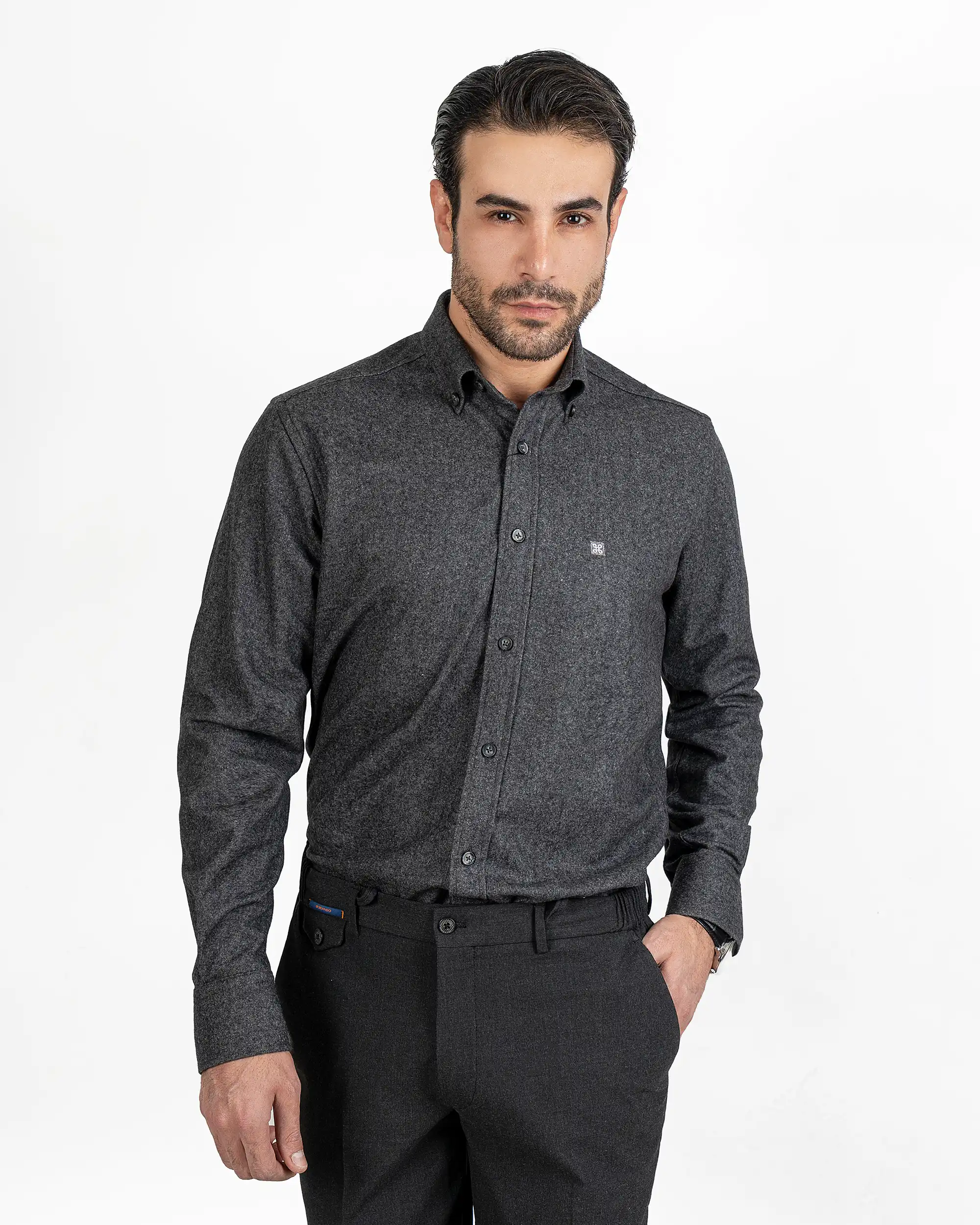 پیراهن پشم نازک فلانل 