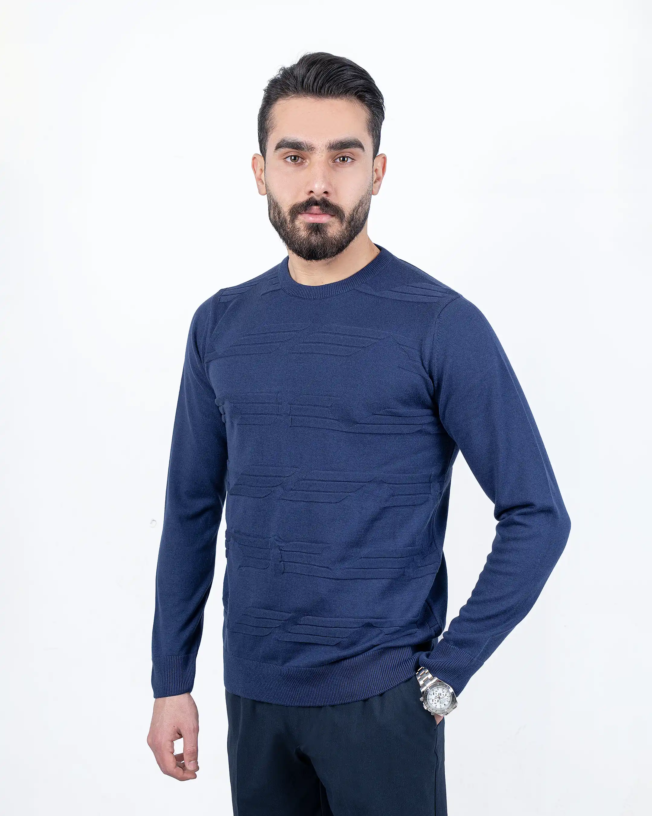 ژیله بافت دکمه دار یقه هفت