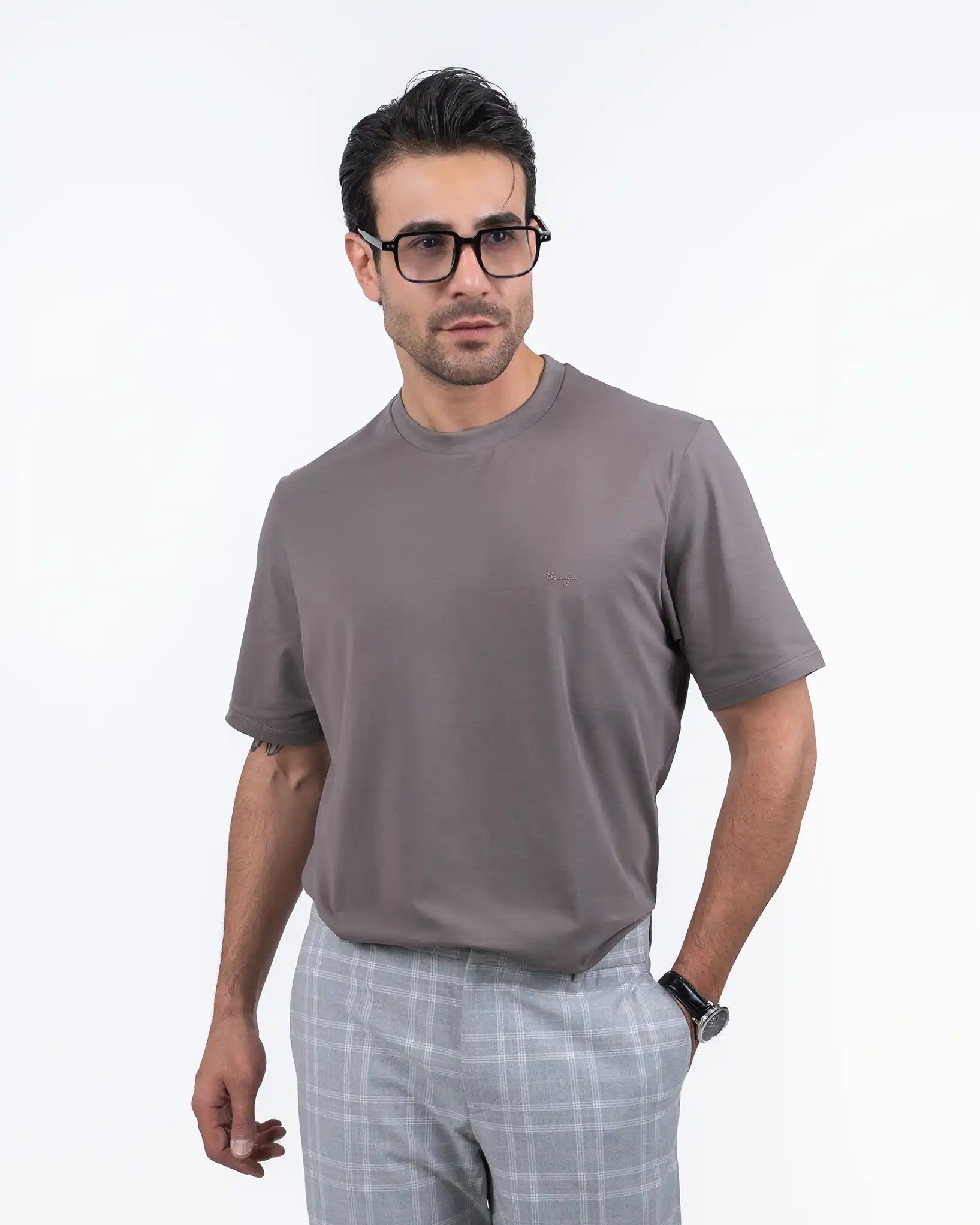 تیشرت یقه گرد رگولار فیت 