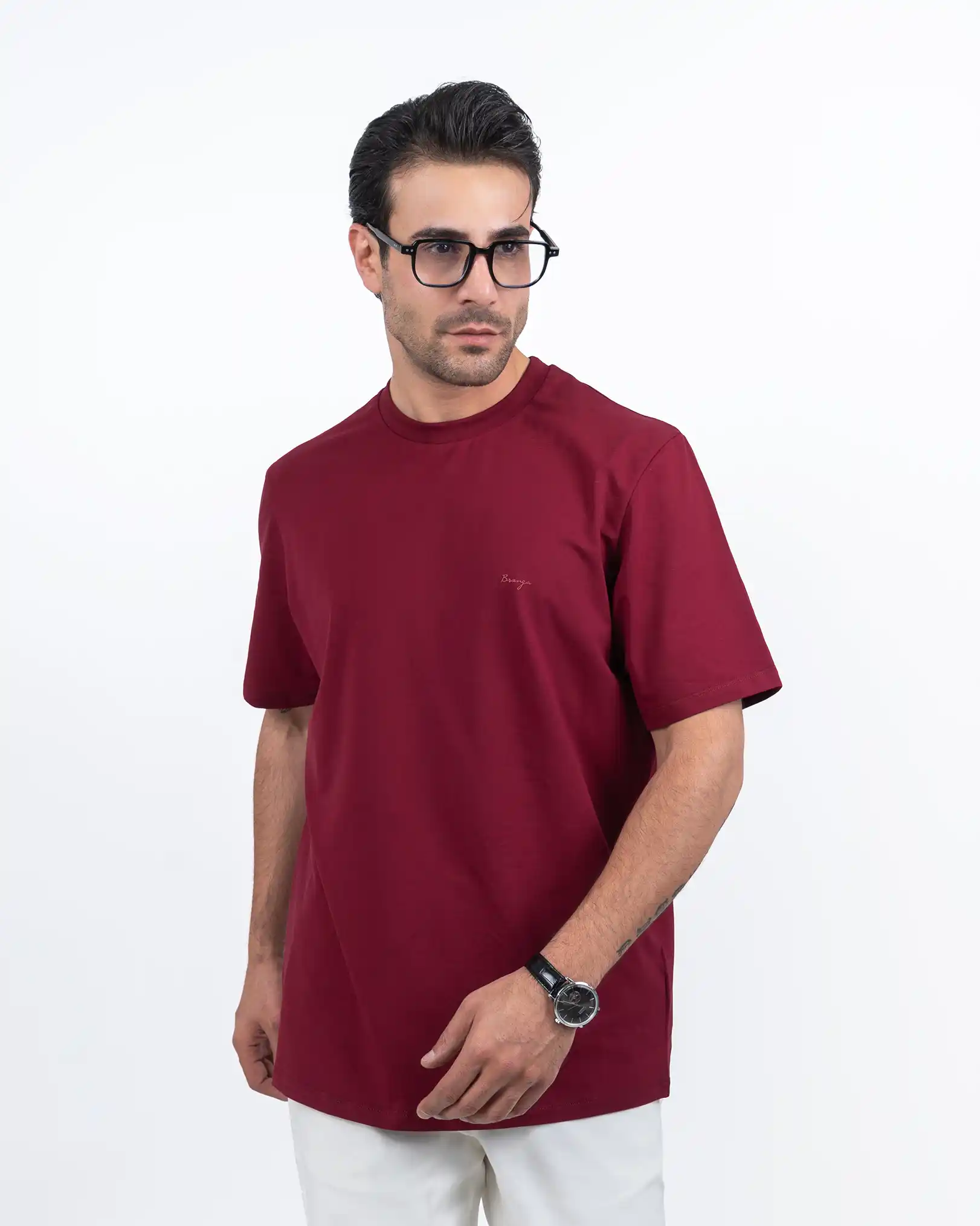 تیشرت یقه گرد رگولار فیت 