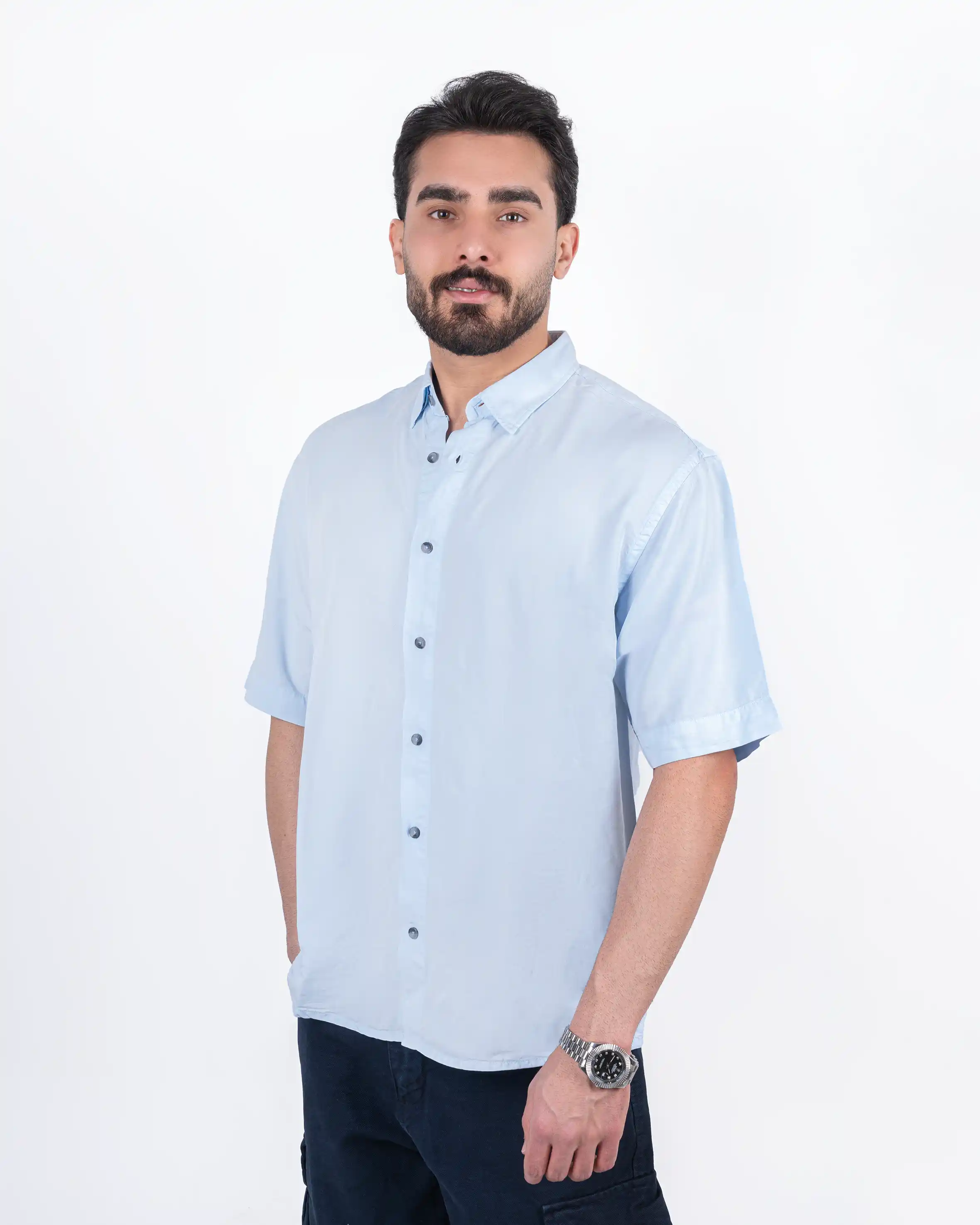 پیراهن آستین کوتاه مودال cut box