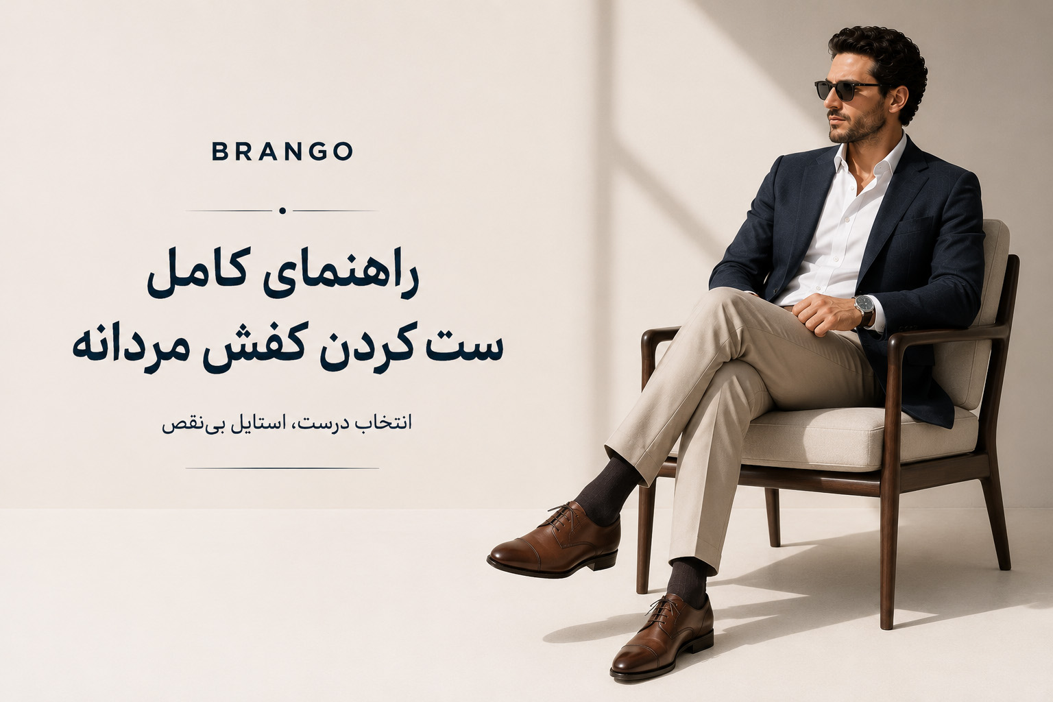 راهنمای کامل ست کردن کفش مردانه