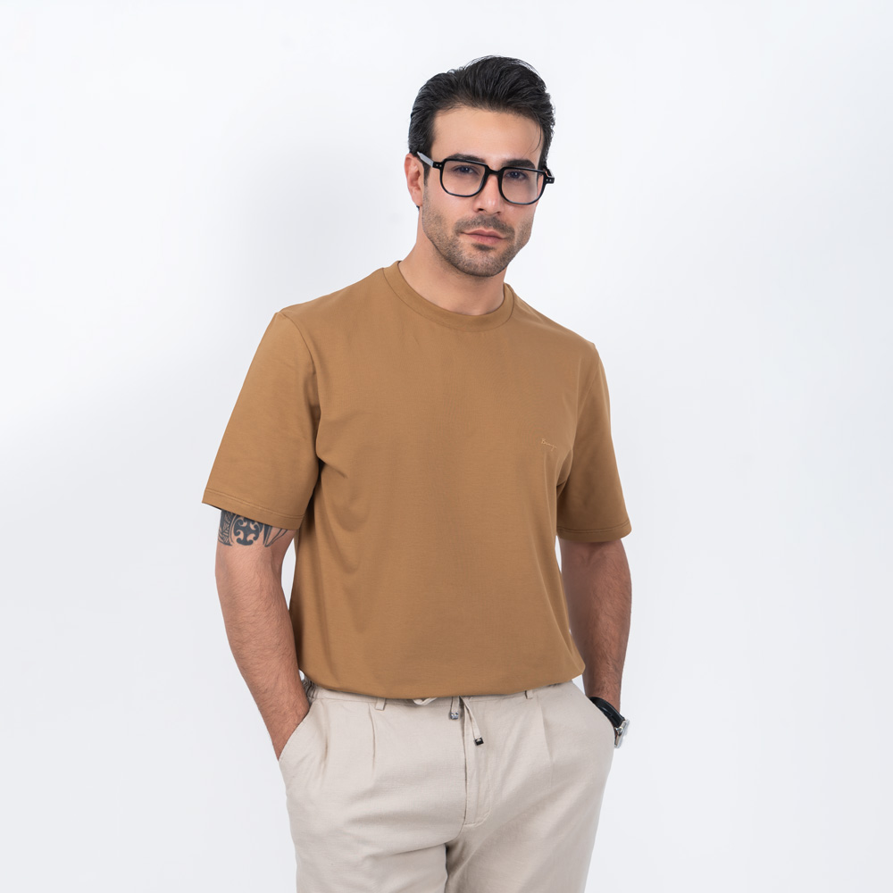 تیشرت یقه گرد رگولار فیت 
