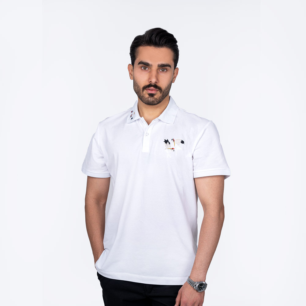 پولوشرت دکمه دار T.M Flamingo Nakishli
